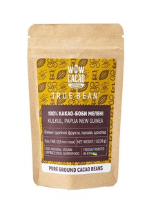 Какао-боби мелені TRUE BEAN Papua New Guinea Kulkul (Fine) 28г
