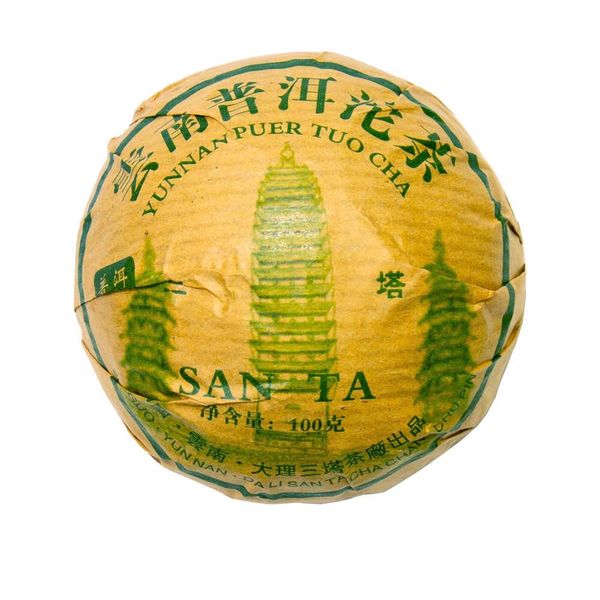 Специальный чай "Пу Эр Шен прессованный "Три пагоды" (туо ча), 100 г