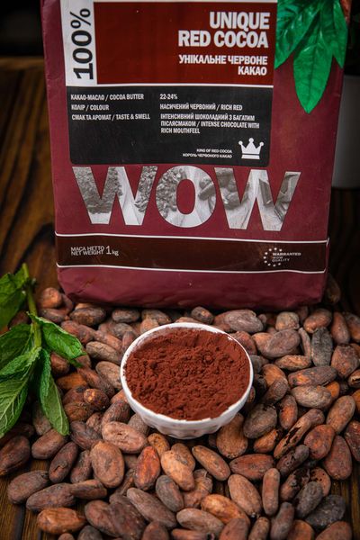 Какао-порошок алкализованный 22/24 "Unique Red" 100% 1 кг