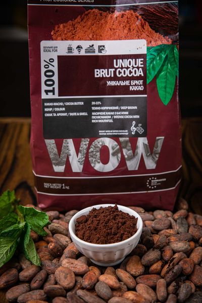 Какао-порошок алкализованный 22/24 "Unique Brut" 100% 1 кг