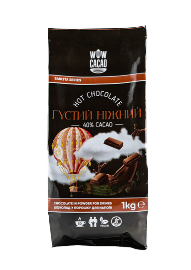 Густой Нежный Горячий Шоколад 40% 1кг