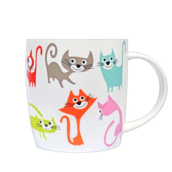 Чашка "Цветные коты" TM Keramia