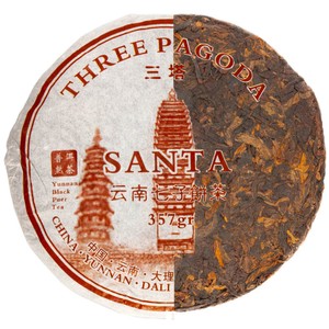 Спеціальний чай "Пу Ер Шу "Три пагоди" (млинець), 357 г