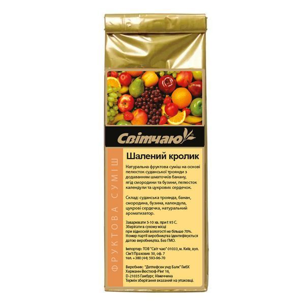 Фруктова суміш "Шалений кролик", 50 г
