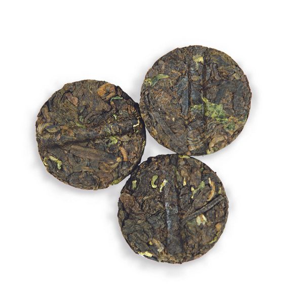 Специальный чай "Пу Эр черный прессованный с ароматом риса (мини туо ча 5 г)", 50 г