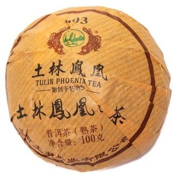 Пу Эр Шу прессованный "Тулинь Фэнхуан 803" (туо ча 100 гр), 100 г