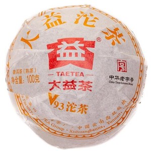 Спеціальний чай "Пу Ер Шу пресований "Да Ї V93" (туо ча), 100 г