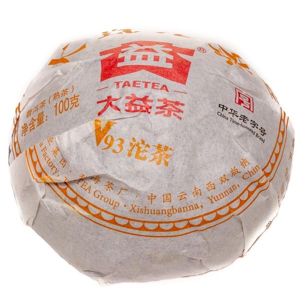 Специальный чай "Пу Эр Шу прессованный "Да И V93" (туо ча), 100 г