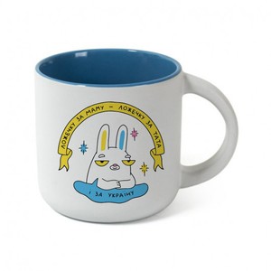 Чашка "Кролик" блакитна