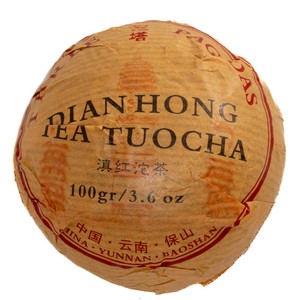 Чорний чай "Дянь Хун "Три пагоди" (туо ча), 100 г