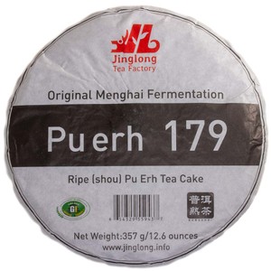 Спеціальний чай "Пу Ер Шу "Цзин Лун 179" (млинець), 357 г